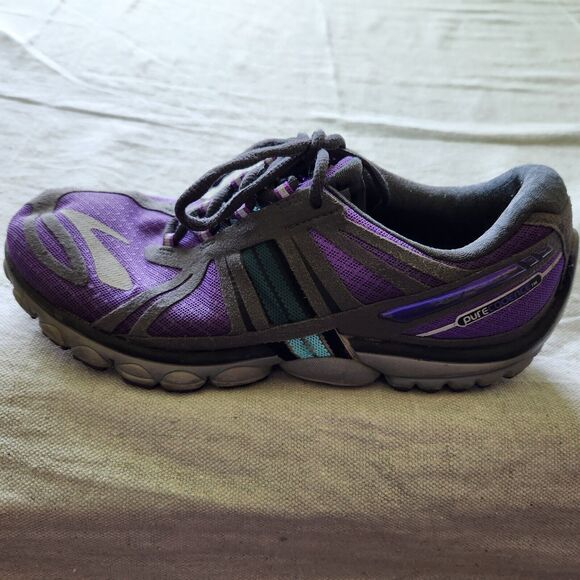 Brooks Running Shoes Womens 8 B Purple Pure Cadence 2 Athletic 1201341B554 - Picture 8 of 15
